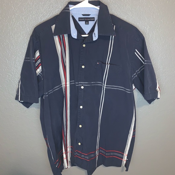 Sz. M Tommy Hilfiger Button Up casual short sleeve - Picture 1 of 3